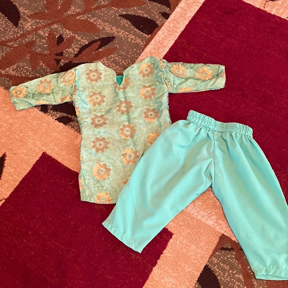 Other - Mint Green Toddler Kurti and Pant Set